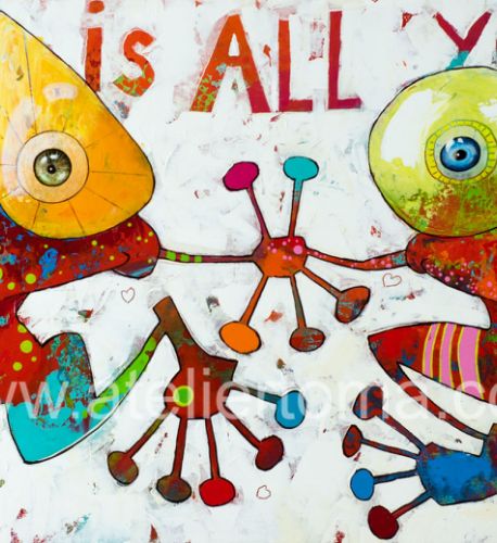 Love Is All You Need - 2023 - 60x130 cm