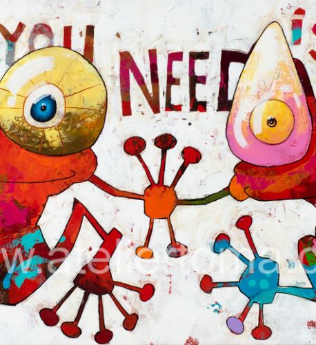 All You Need Is Love - 2023 - 60x130 cm