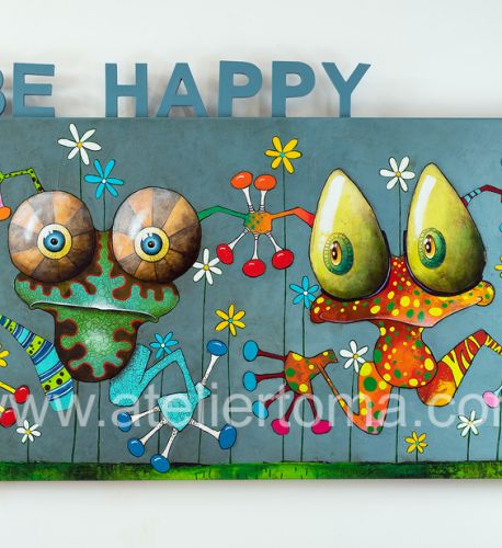 Don't Worry Be Happy - 2023 - 80x150 cm