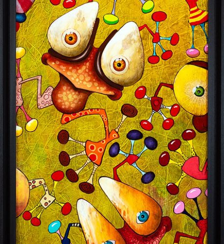 Frog Rain - 2023 - 150x50 cm