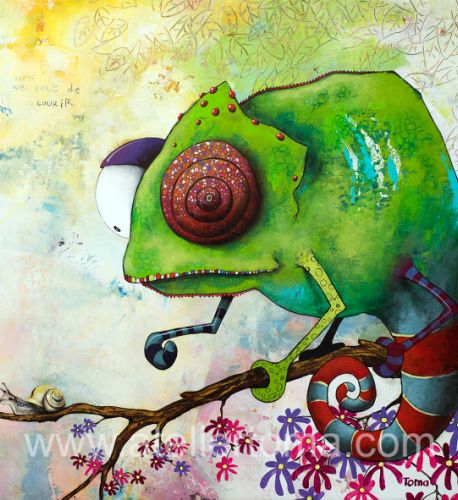 Rien Ne Sert de Courir - 2023 - 90x90 cm