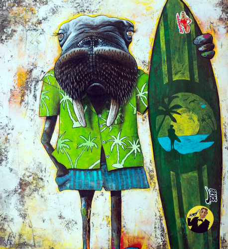 The Surfer - 2023 - 150x110 cm