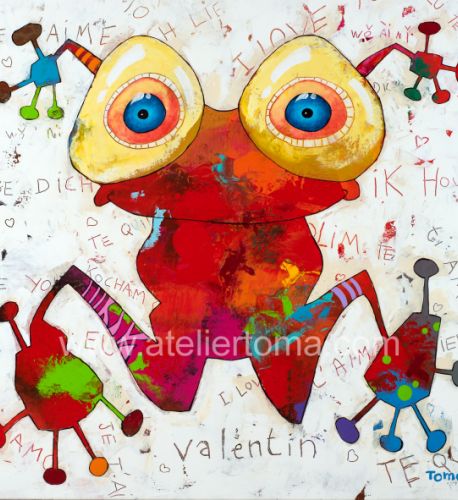 Valentin - 2023 - 90x90 cm